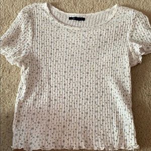 American Eagle floral crop top